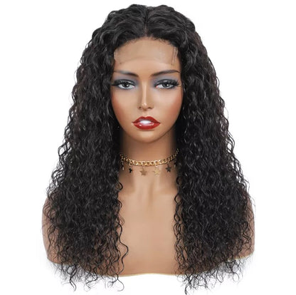 Human Hair Curly  Lace front wig